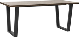 Eettafelblad Donkerbruin - Eikenhout - 90x210x3,5cm - Eettafelblad Reno Smoked - Giga Living