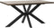 Eettafelblad Donkerbruin - Eikenhout - 90x210x3,5cm - Eettafelblad Reno Smoked - Giga Living