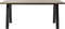 Eettafelblad Donkerbruin - Eikenhout - 90x210x3,5cm - Eettafelblad Reno Smoked - Giga Living