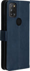 iMoshion Hoesje Geschikt voor Alcatel 3X (2020) Hoesje Met Pasjeshouder - iMoshion Luxe Bookcase - Donkerblauw
