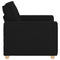 Sofa Stoel Zwart 60 cm Stof