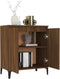 vidaXL - Dressoir - 60x35x70 - cm - bewerkt - hout - bruin - eikenkleur