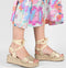 POSH by Poelman SAAR - Dames Sandalen - Imitatieleer - Goud - Maat 39