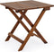 EezyLife Houten bijzettafel - 46x46x46cm - Acacia hout - Tuintafel