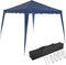 EezyLife Opvouwbare Partytent - 3 x 3x 2.5 m - Blauw