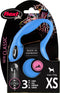 Flexi New Classic Koord - Hondenriem - Blauw - XS - 3 m - (<8 kg)