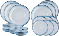 Service Les Essentiels GENESIS - Servies 18 stuks - Voor 6 personen - Blauw