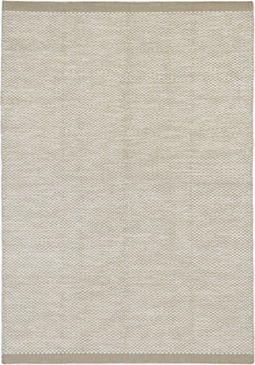 MOMO Rugs Vaasa Camel White Vloerkleed - 160x230 - Rechthoek - Laagpolig,Structuur Tapijt - Industrieel - Beige, Wit