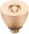 Melano Twisted - steentje - letter O - roségoud - 6 mm