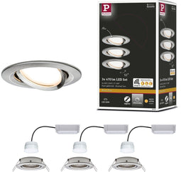 Paulmann Nova Plus - Inbouwspotset - 3x GU10 - Zigbee 3.0 - Multi-color (3 stuks)