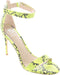 GUESS Kahlua2 - Dames Sandalen - Neongele slangenprint - Geel - Maat 37