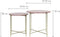Light & Living Bijzettafel Delon - Roze - 49.5x49.5x50.5cm - Modern