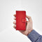 Selencia Hoesje Geschikt voor Samsung Galaxy J6 Plus Hoesje Met Pasjeshouder - Selencia Echt Lederen Bookcase - Rood