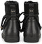 PS Poelman MIA - Dames Snowboots - Suède met schapenwol - Zwart