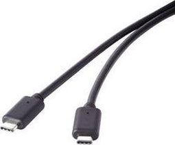 Renkforce RF-4381074 - USB-C Kabel - 1.50 m - 20 Gbps - Zwart