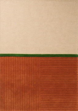 Vloerkleed Brink & Campman Decor Rhythm Tangerine 98003 - maat 140 x 200 cm