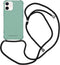 iMoshion Hoesje Geschikt voor iPhone 12 Mini Hoesje Met Koord - iMoshion Color Backcover met koord - Groen