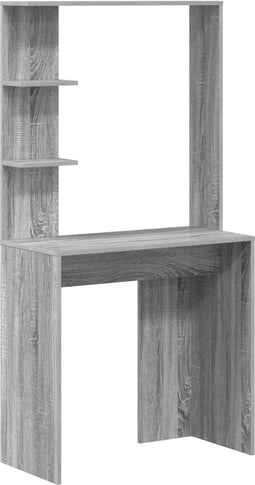vidaXL - Kaptafel - Grijs - Sonoma - 78,5x37x154,5 - cm - Geëngineerd - Hout