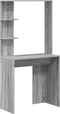 vidaXL - Kaptafel - Grijs - Sonoma - 78,5x37x154,5 - cm - Geëngineerd - Hout