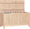 vidaXL - Tuinbox - 121x55x64 - cm - massief - grenenhout
