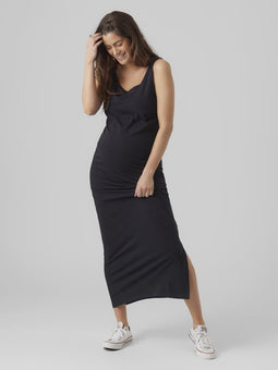 MAMA.LICIOUS MLMIA NELL SL JRS MAXI DRESS - Dames Jurk - Voedingsfunctie - Maat L