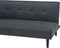 VISBY - Slaapbank 3-zits - Donkergrijs - Polyester