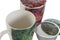 Kop met theefilter Home ESPRIT Groen Turkoois Kastanjebruin Lila Modern 340 ml (2 Stuks)
