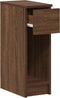 vidaXL - Nachtkastjes - 2 - st - met - lade - 20x36x60 - cm - bruin - eikenkleurig