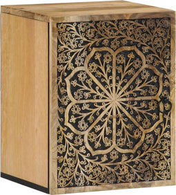 vidaXL - Badkamerwandkast - 38x33x48 - cm - massief - mangohout