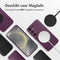 Accezz Samsung Galaxy S24 - Back Cover - MagSafe Leather - Heath Purple