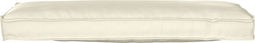 vidaXL - Ligbedkussen - voor - Bank - Crème - 120x40x8 - cm - Oxford - Stof