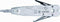 EFB Elektronik 39951.1 LSA-patchtang Geschikt voor: CAT 5, CAT 6, CAT 7