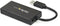 StarTech ST3300GU3B - Draagbare USB 3.0 Hub - 3-poorts met Gigabit Ethernet - Zwart