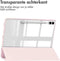imoshion Tablet Hoes - Geschikt voor Samsung Galaxy Tab S9 11.0 inch Plus / Galaxy Tab S9 11.0 inch FE Plus / Galaxy Tab S10 Plus - Trifold Hardcase Bookcase - Roze