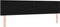 vidaXL - Hoofdbord - met - knopen - - - donkergrijs - - - 200 - cm - - - velours