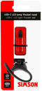 Simson USB-C LED Achterlicht - Oplaadbaar - 20 LED's - Rood
