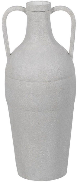 Vaas Wit Ijzer 18,5 x 18,5 x 46 cm