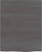 vidaXL - Wandschap - 40x50x2 - cm - behandeld - massief - eikenhout - donkerbruin