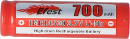 Efest IMR 14500 V1 - 700 mAh 3,7 V onbeveiligde Li-ionbatterij