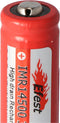 Efest IMR 14500 V2 batterij met 700 mAh 3,7 V Li-ion batterij positieve pool verhoogd, let op afmetingen ca. 50,5x14,2 mm