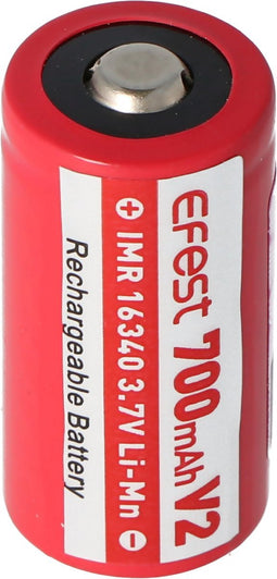 Efest IMR 16340 V2 700 mAh 3,7 V (positieve pool verhoogd) Li-ionbatterij