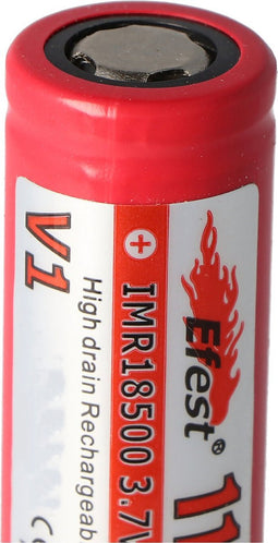 Efest IMR 18500 V1 - 1100mAh 3,7V (pluspool plat)