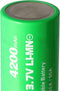 Efest IMR26650 met 4200 mAh, 3,7 V Li-ion batterij hoge afvoer max. 50A, 26,1 x 66,2 mm