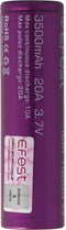 Efest Paars IMR 18650 3500 mAh 3,6 V - 3,7 V (platte bovenkant)