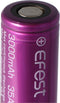 Efest Purple IMR 18650 3000mAh 3.6V - 3.7V min. 2900 mAh typ. 3000 mAh maximale stroomtoevoer van 35 A (platte bovenkant)