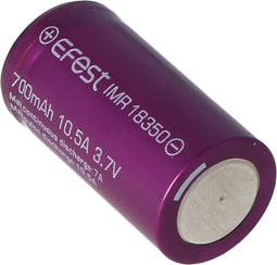 Efest Purple IMR18350 - 700 mAh 3,7 V Li-ionbatterij (platte positieve pool)