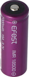 Efest Purple IMR18500 - 1000mAh 3,7V (knop bovenaan, onbeschermd)