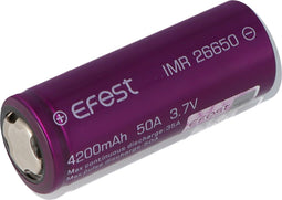 Efest Purple IMR26650 met 4200 mAh, 3,7 V, Li-ionbatterij (hoge afvoer)