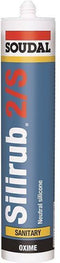 Soudal Silirub 2S 300ml Transparant grijs (trijs)