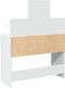 vidaXL - Kaptafel - met - LED-verlichting - 100x40x130 - cm - wit